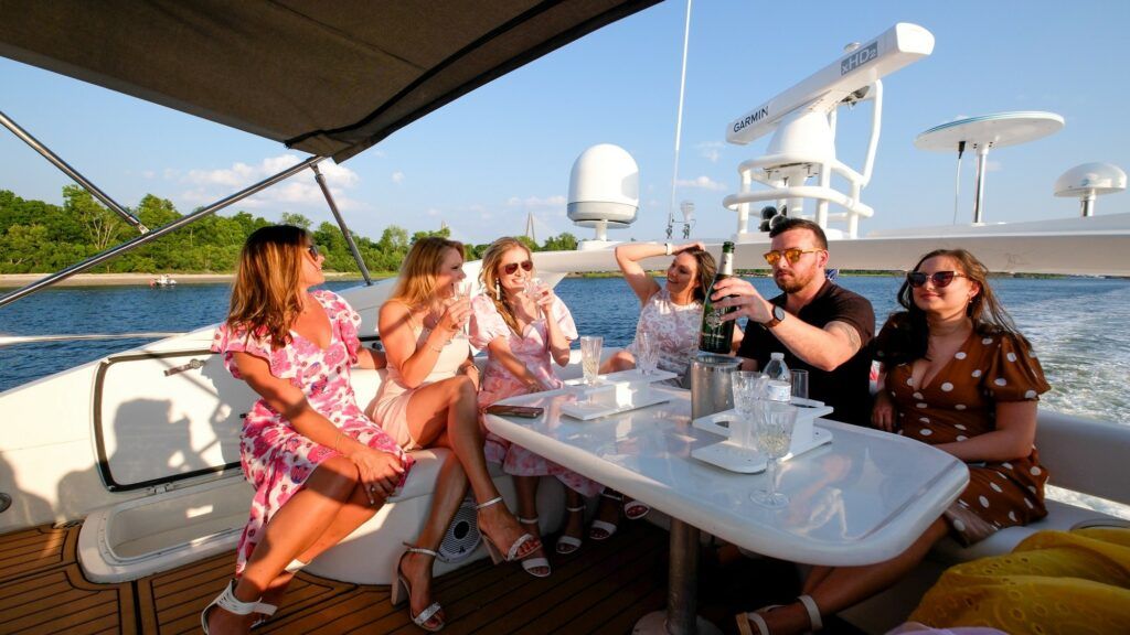 Experience unparalleled opulence and breathtaking views aboard Lady Sadie, South Florida's premier luxury charter yacht.