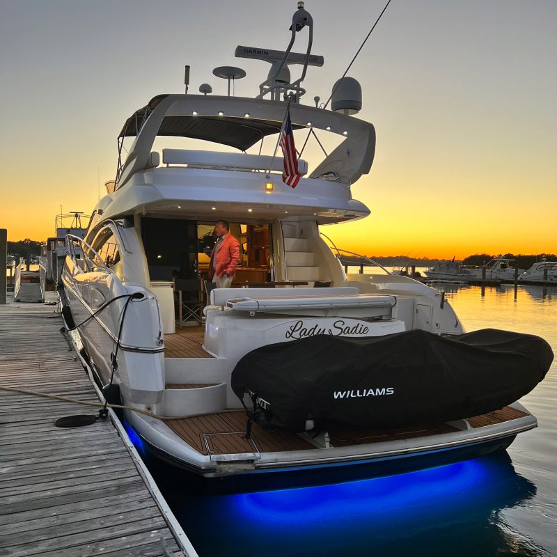 at the dock
